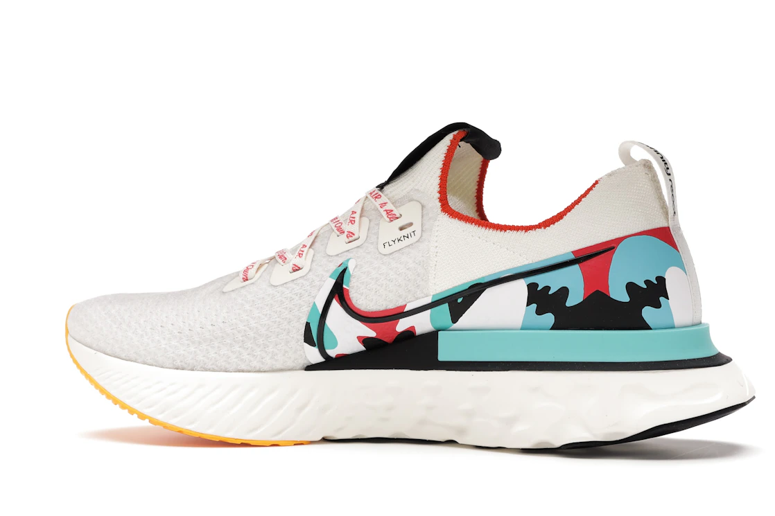Vue 21 de Nike React Infinity Run Flyknit A.I.R Sail