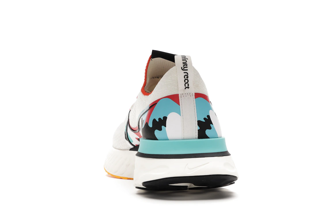 Vue 27 de Nike React Infinity Run Flyknit A.I.R Sail