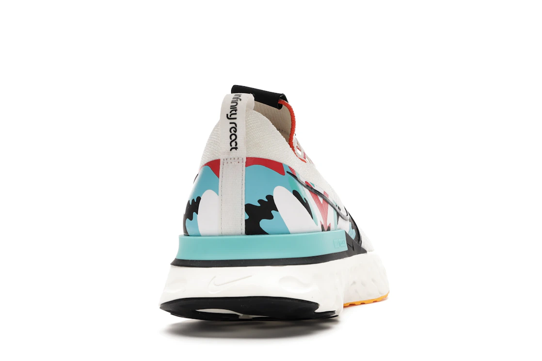 Vue 29 de Nike React Infinity Run Flyknit A.I.R Sail