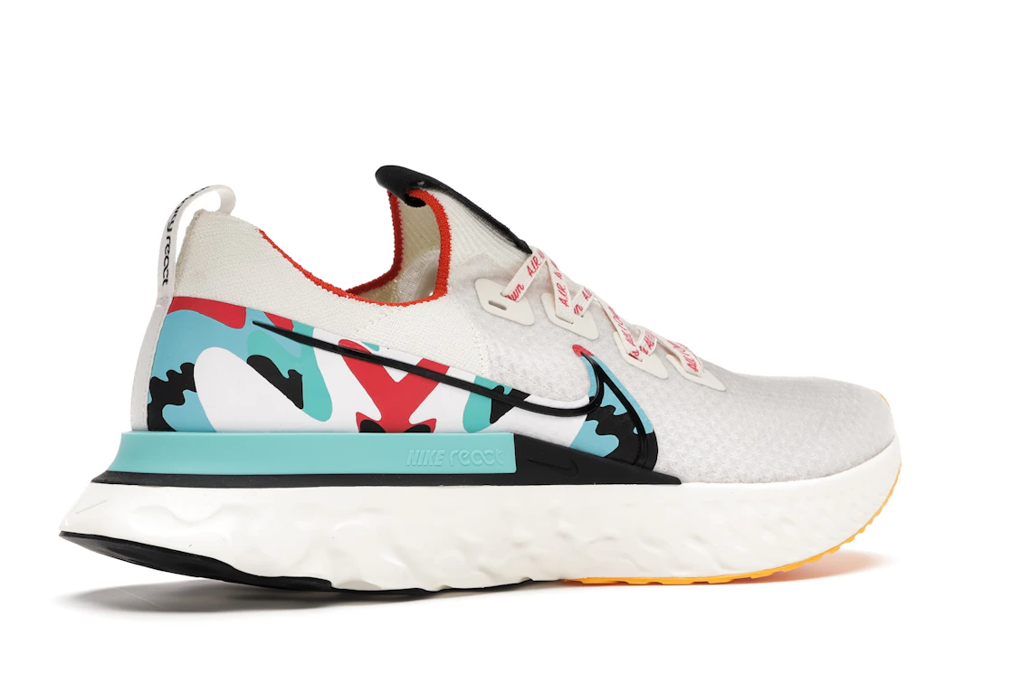 Vue 34 de Nike React Infinity Run Flyknit A.I.R Sail