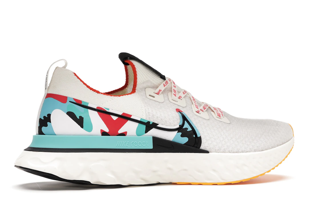Vue 35 de Nike React Infinity Run Flyknit A.I.R Sail