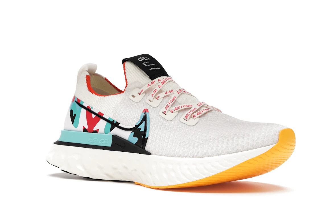 Vue 5 de Nike React Infinity Run Flyknit A.I.R Sail
