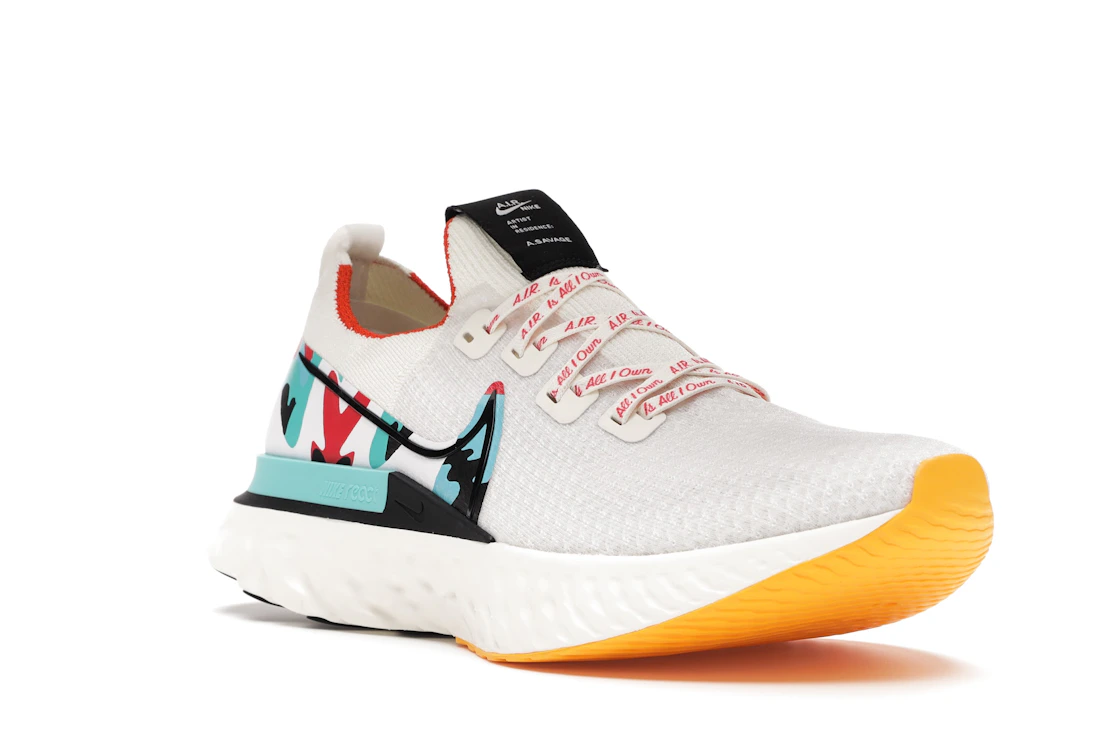 Vue 6 de Nike React Infinity Run Flyknit A.I.R Sail