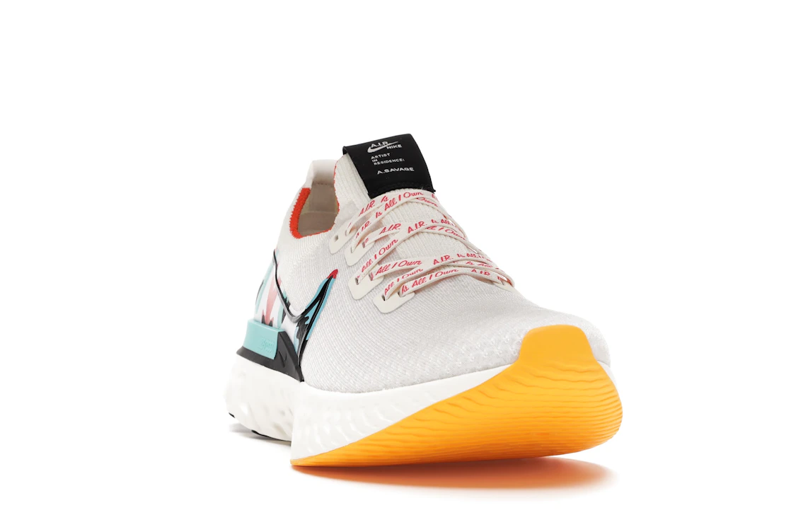 Vue 8 de Nike React Infinity Run Flyknit A.I.R Sail