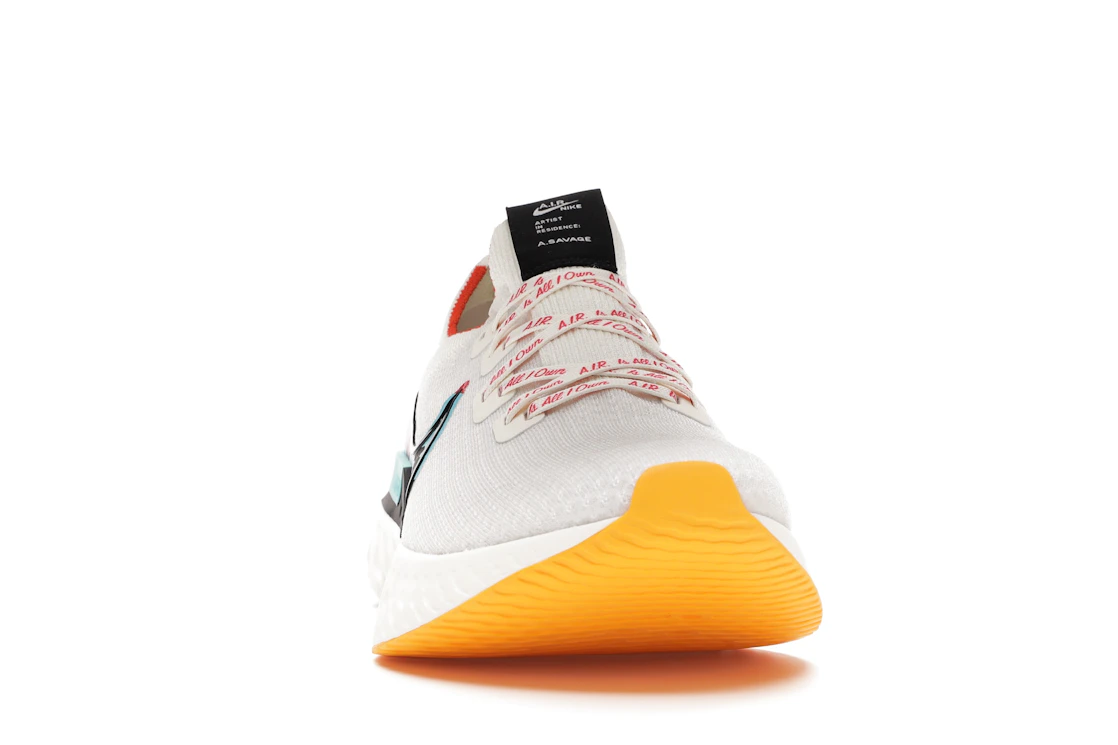 Vue 9 de Nike React Infinity Run Flyknit A.I.R Sail