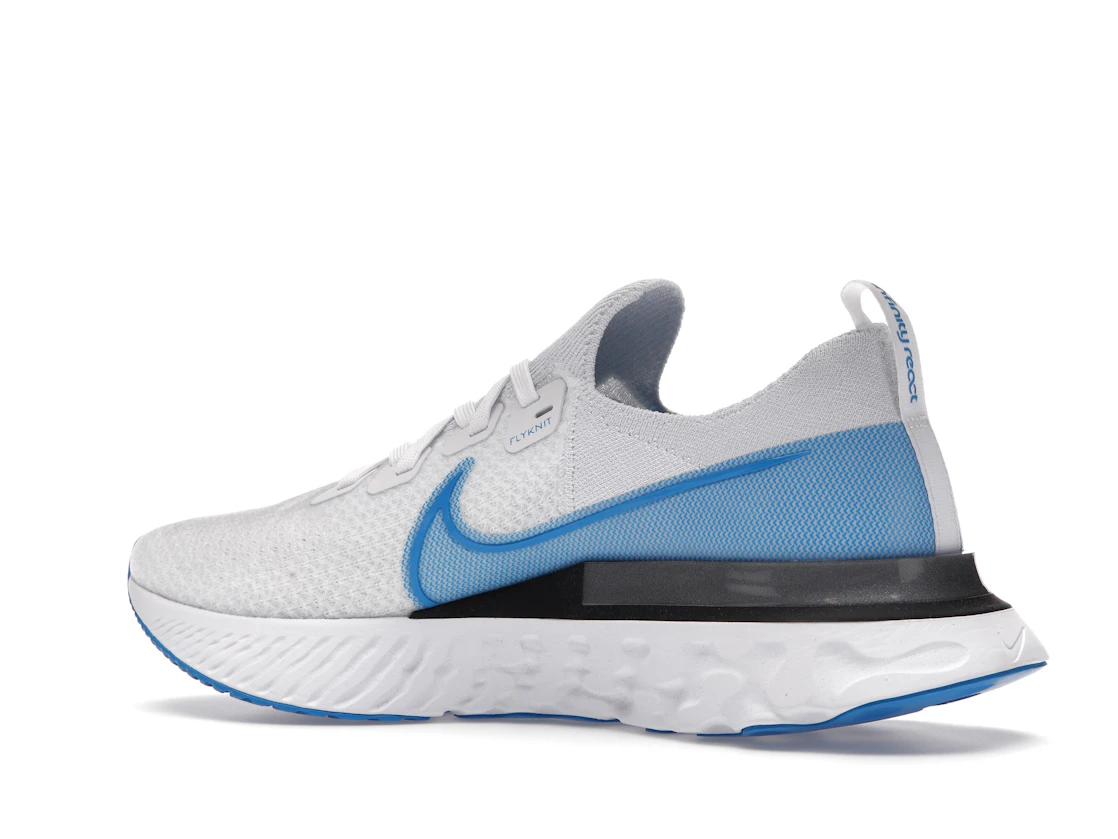 Vue 22 de Nike React Infinity Run Flyknit True White