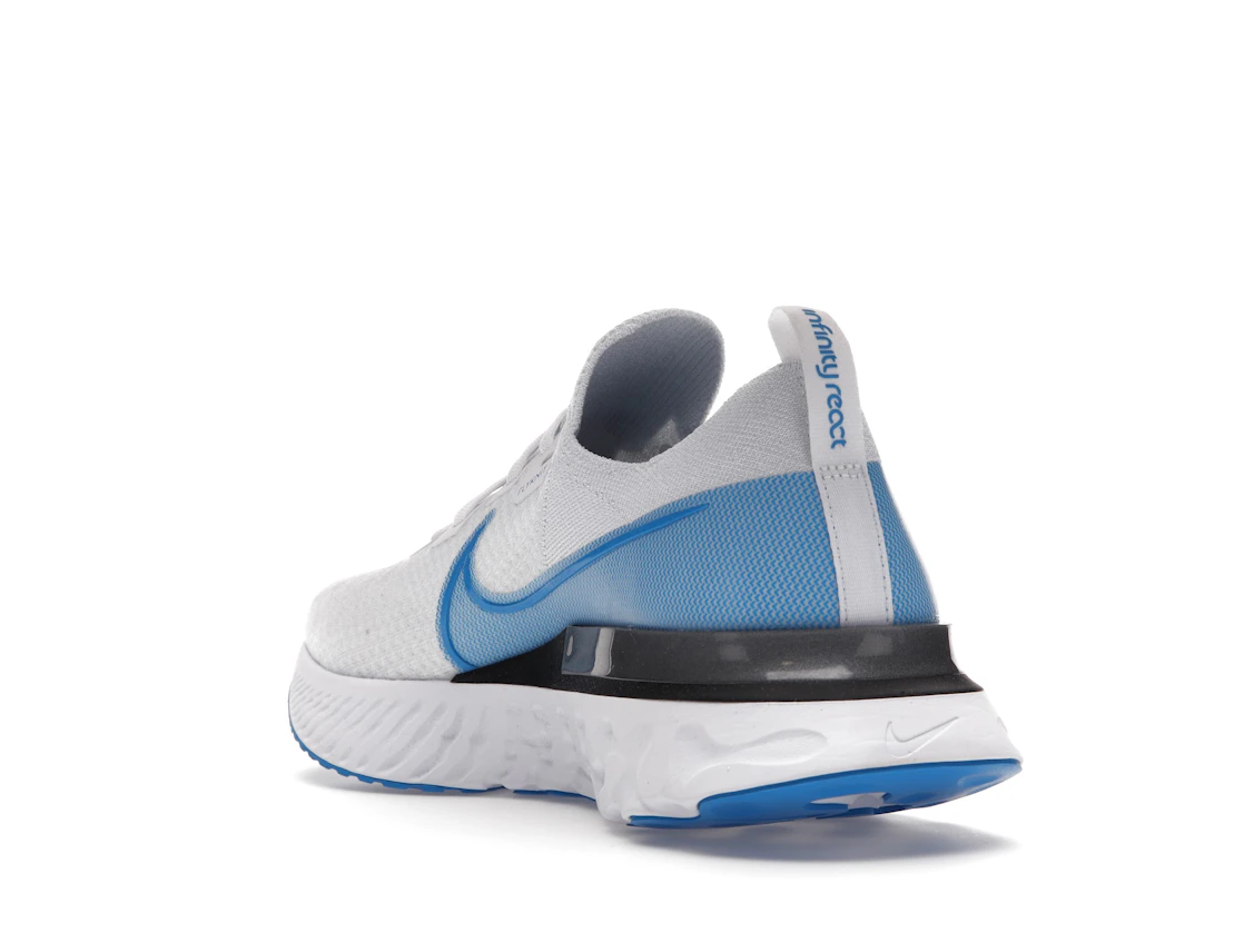 Vue 25 de Nike React Infinity Run Flyknit True White