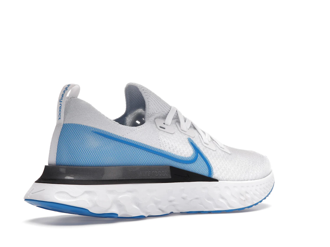 Vue 33 de Nike React Infinity Run Flyknit True White