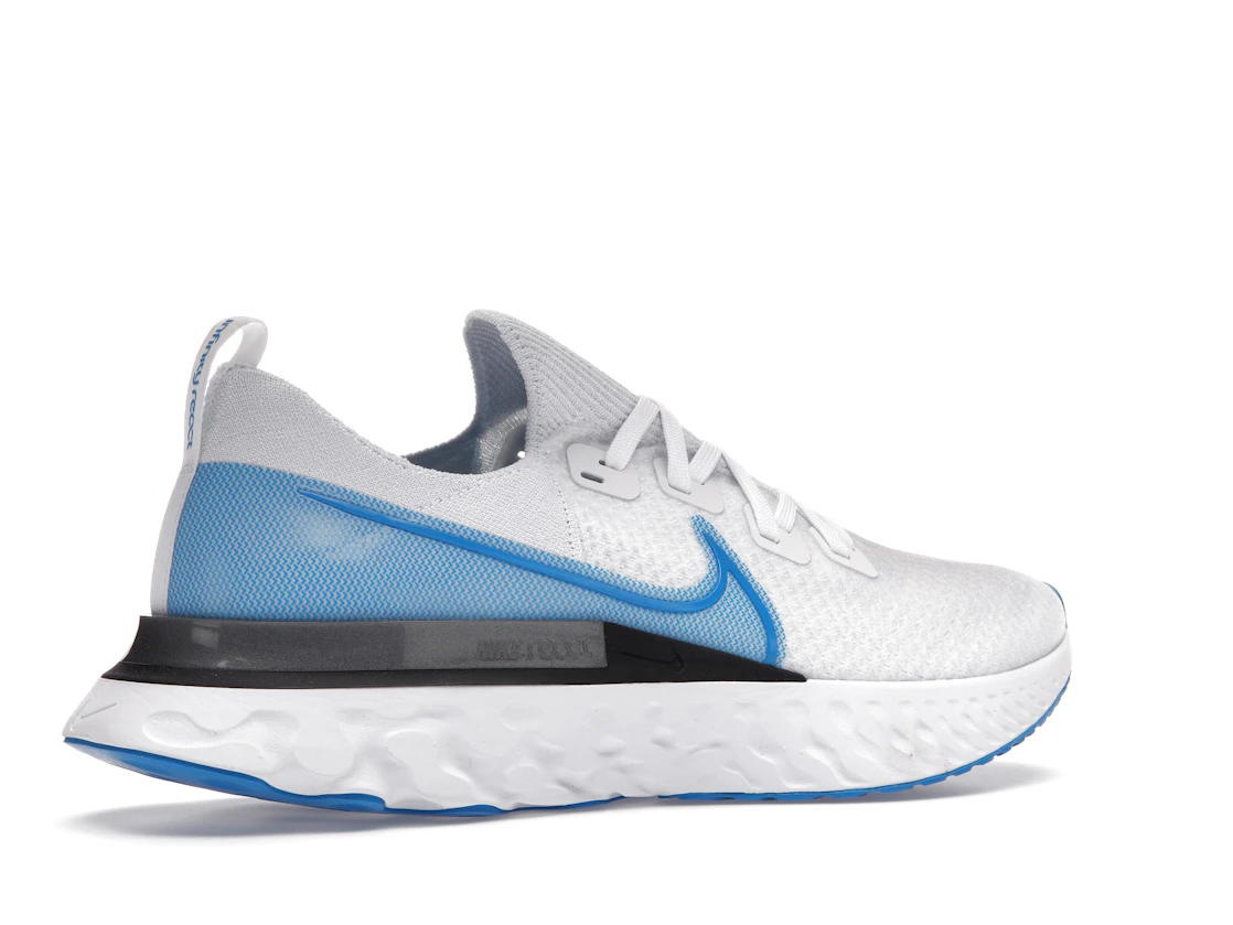 Vue 34 de Nike React Infinity Run Flyknit True White