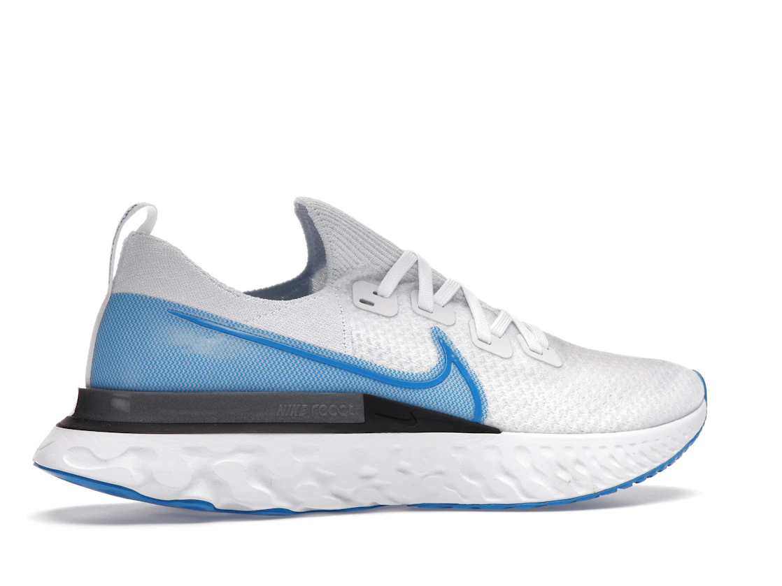 Vue 35 de Nike React Infinity Run Flyknit True White