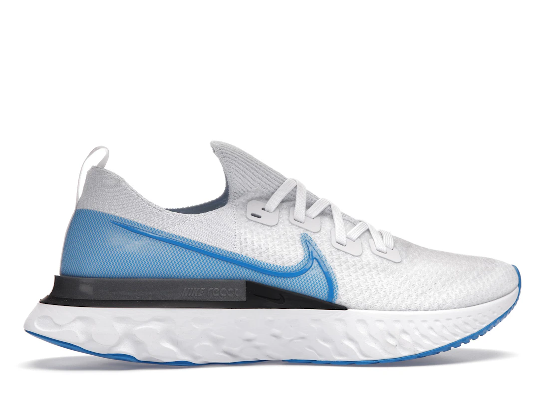 Vue 36 de Nike React Infinity Run Flyknit True White