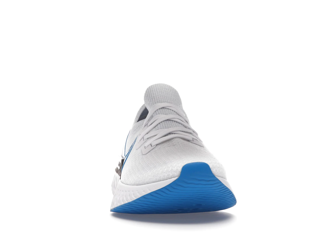 Vue 9 de Nike React Infinity Run Flyknit True White