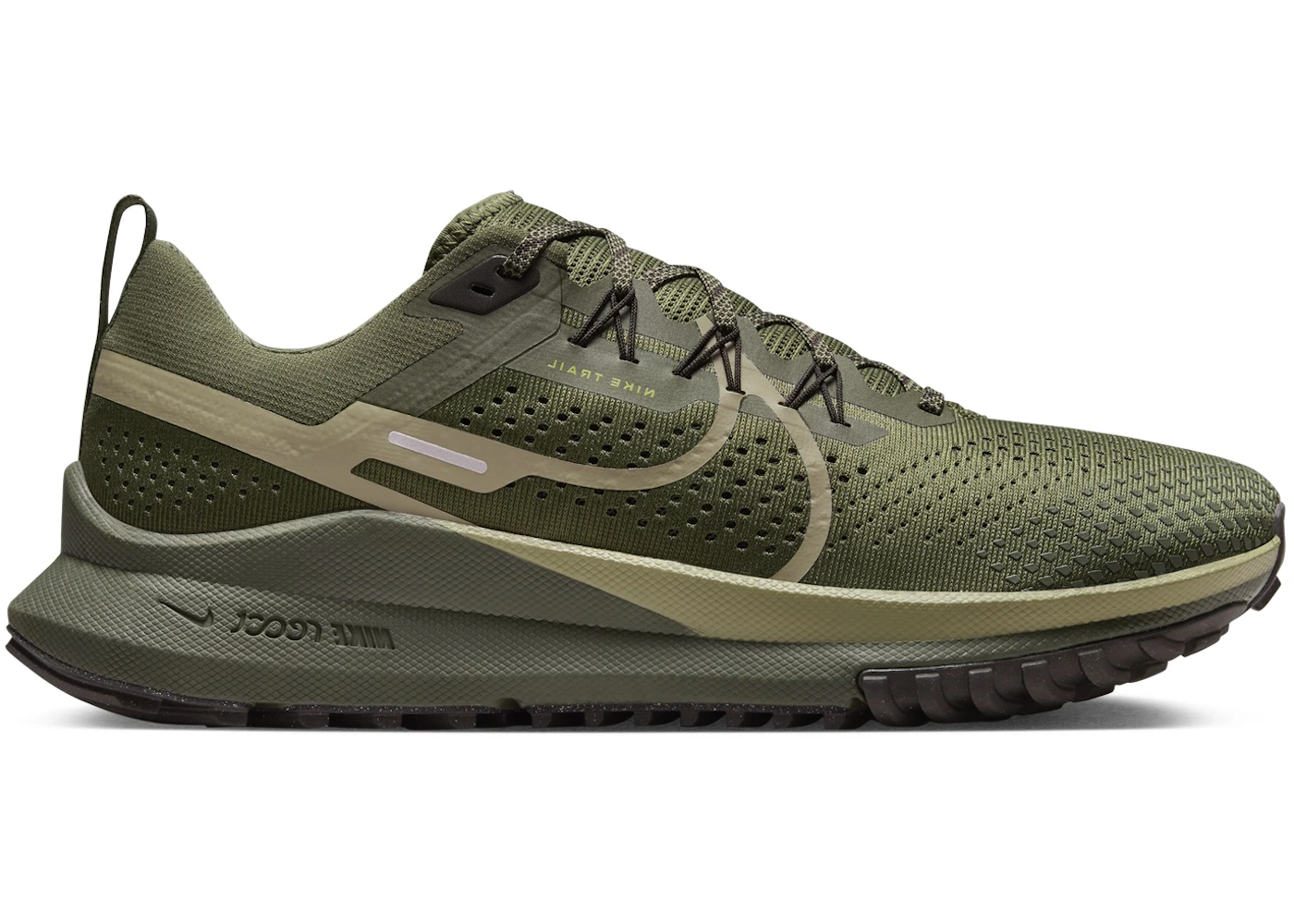Nike React Pegasus Trail 4 Medium Olive Velvet Brown Infinite Gold Neutral Olive