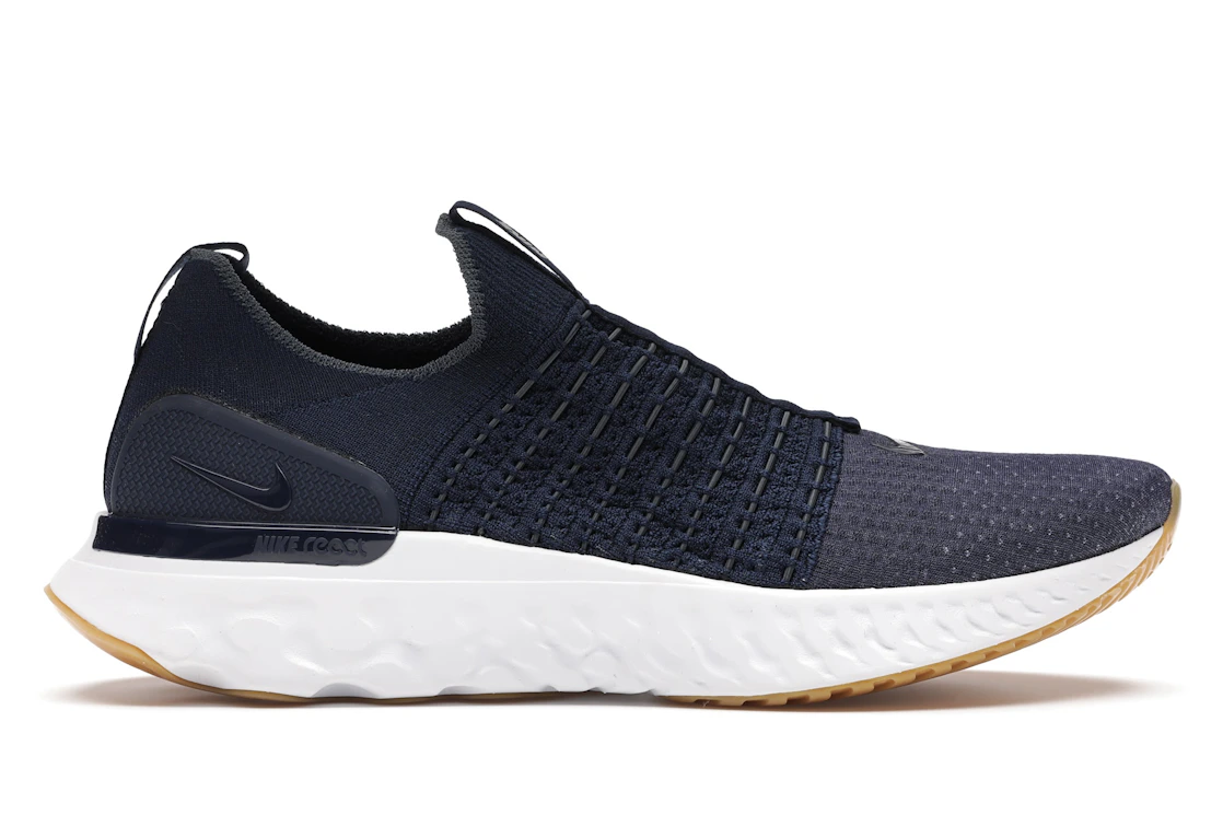 Vue 1 de Nike React Phantom Run Flyknit 2 College Navy