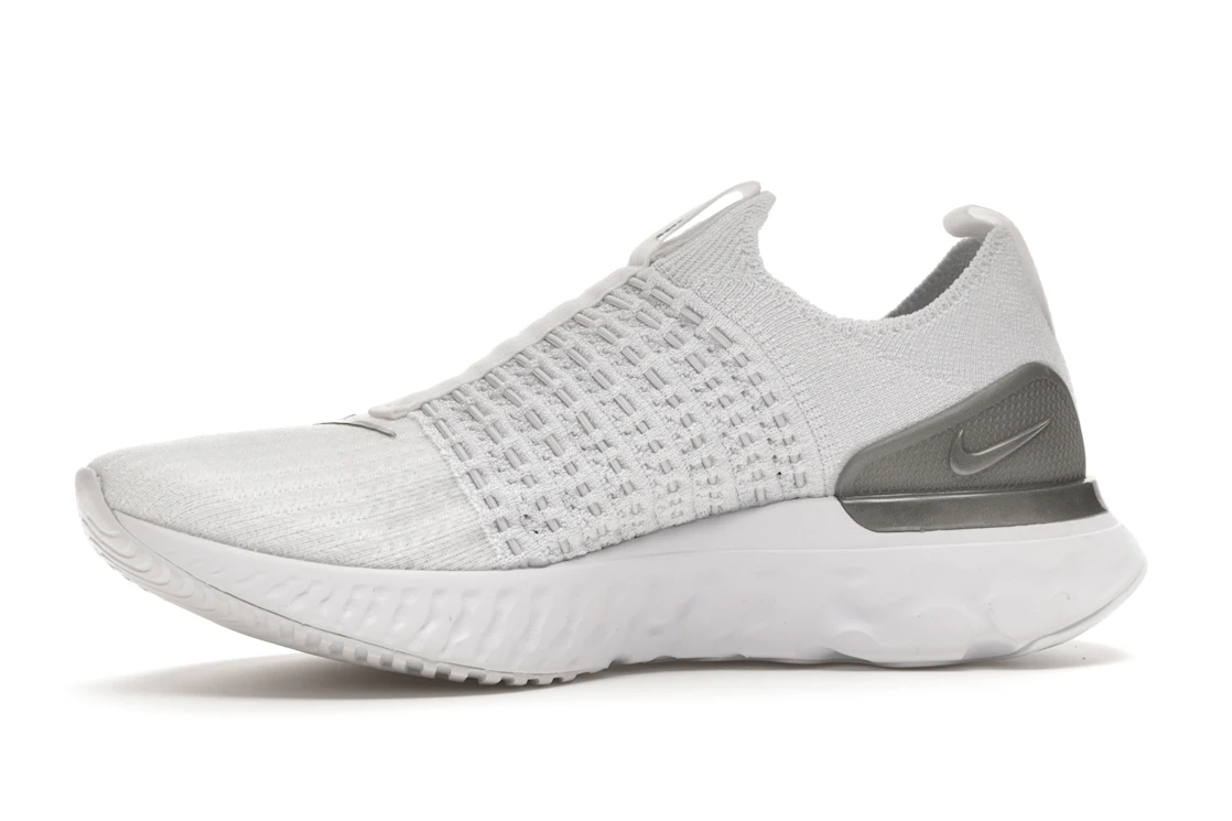 Vue 17 de Nike React Phantom Run Flyknit 2 White Pure Platinum 
