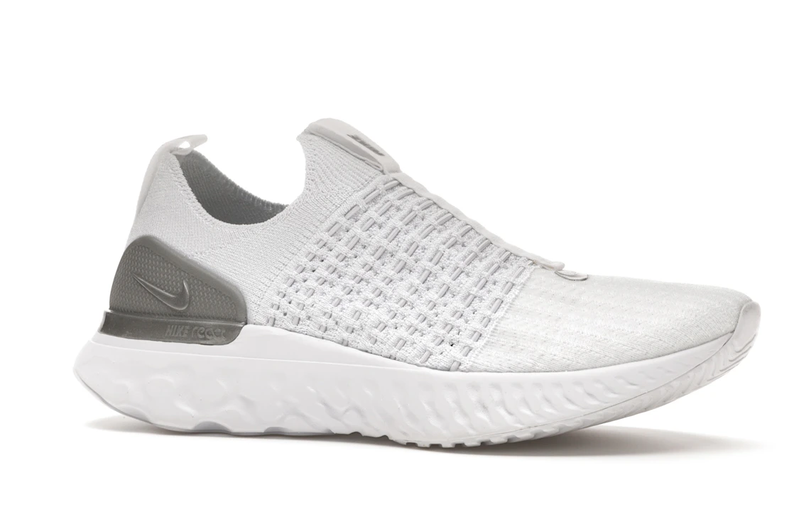 Vue 3 de Nike React Phantom Run Flyknit 2 White Pure Platinum 