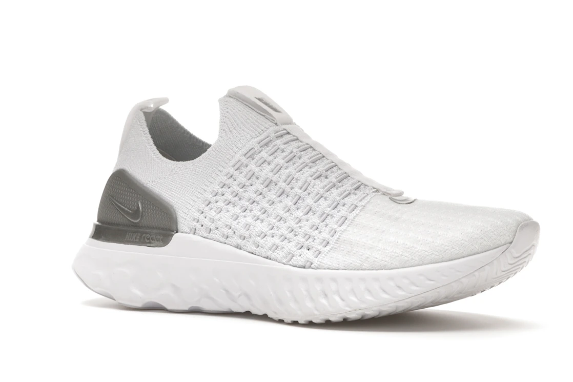 Vue 4 de Nike React Phantom Run Flyknit 2 White Pure Platinum 