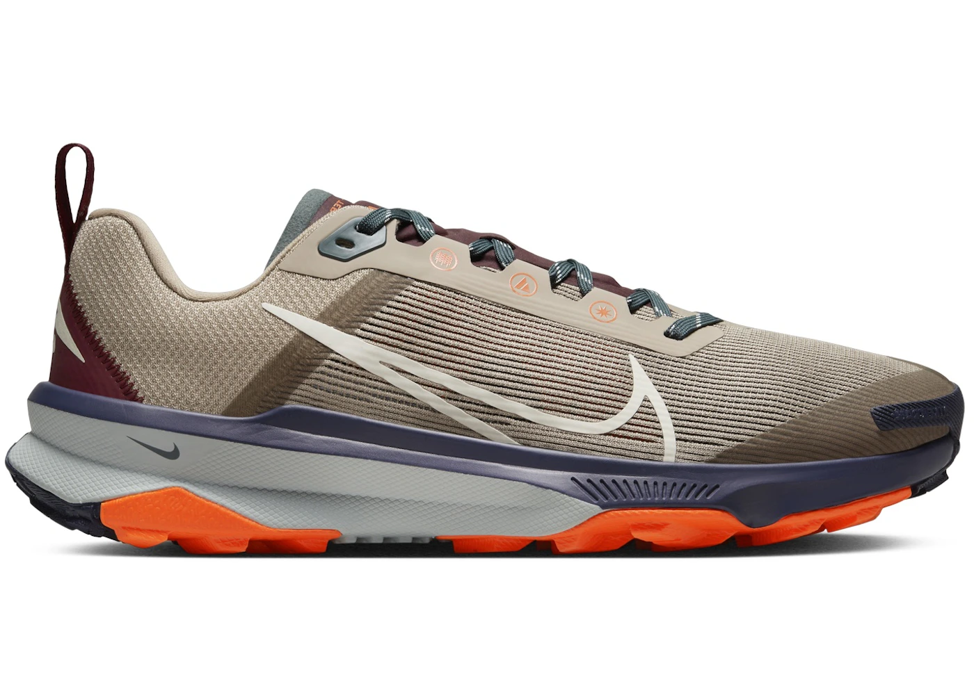 Nike React Terra Kiger 9 Khaki Deep Jungle Safety Orange Sea Glass