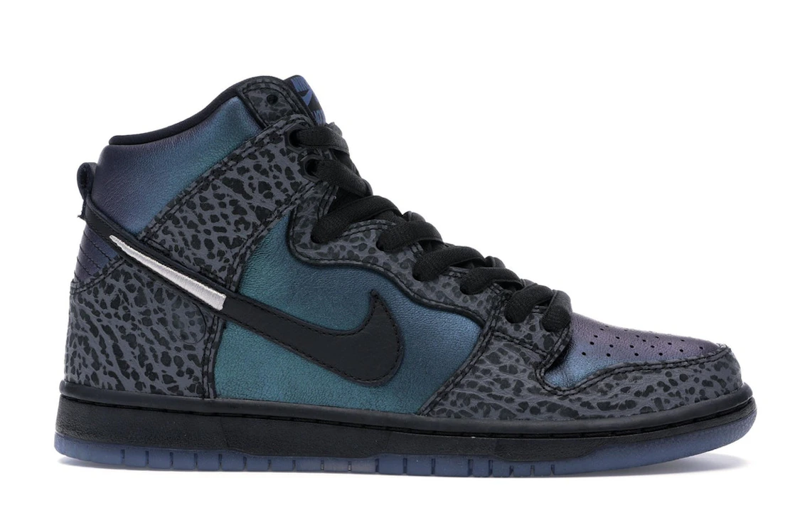 Vue 2 de Nike SB Dunk High Black Sheep Hornet (Special Packaging)