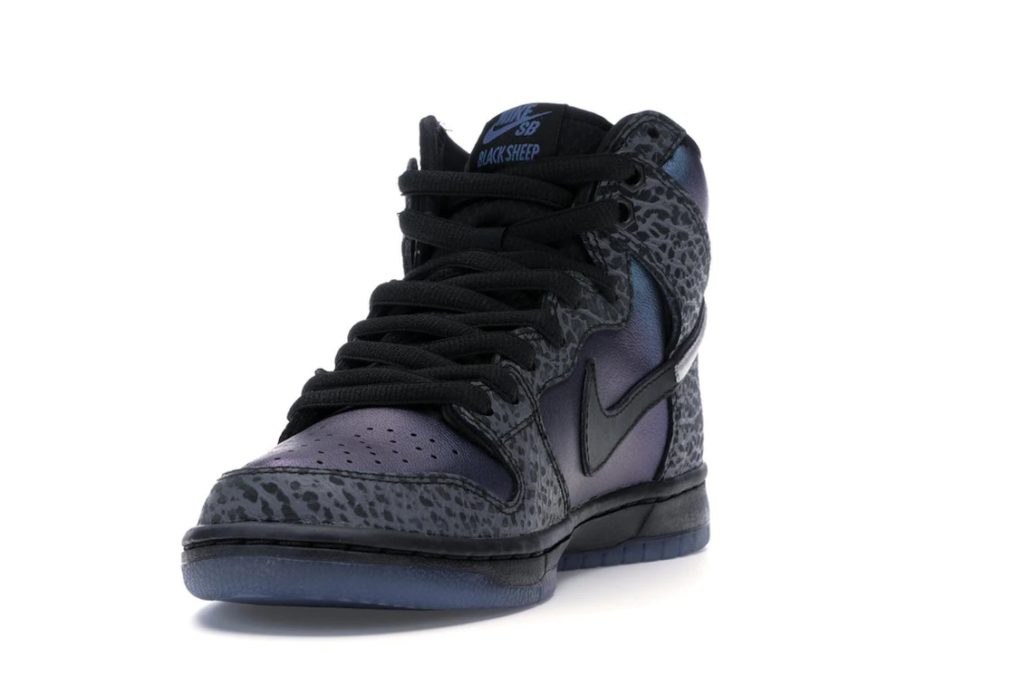 Vue 13 de Nike SB Dunk High Black Sheep Hornet (Special Packaging)
