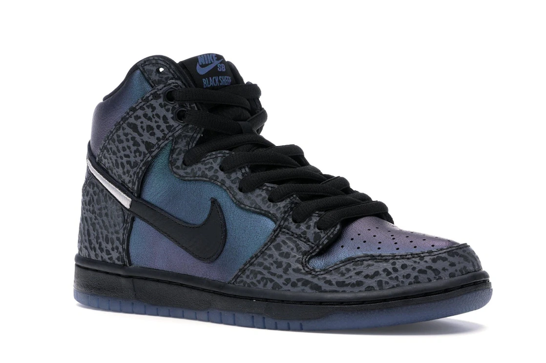 Vue 5 de Nike SB Dunk High Black Sheep Hornet (Special Packaging)