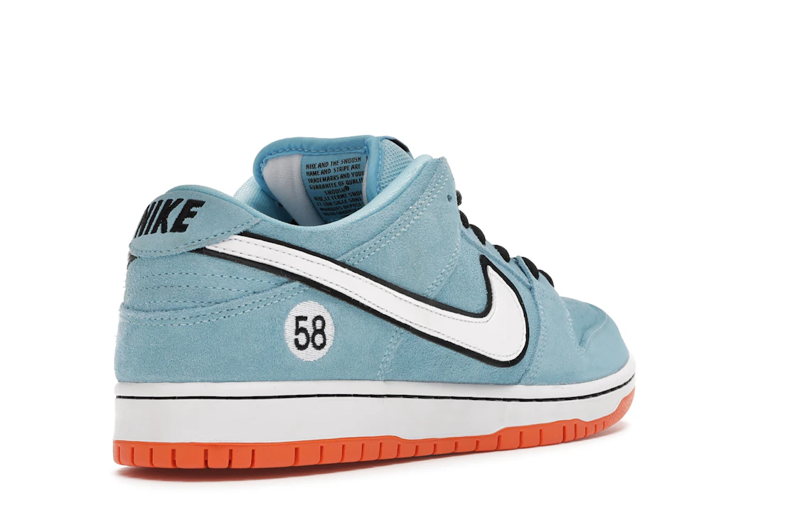 Vue 32 de Nike SB Dunk Low Club 58 Gulf