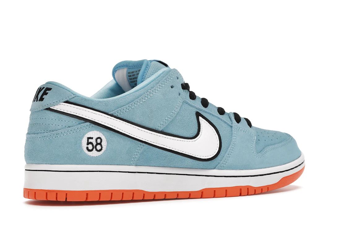 Vue 34 de Nike SB Dunk Low Club 58 Gulf