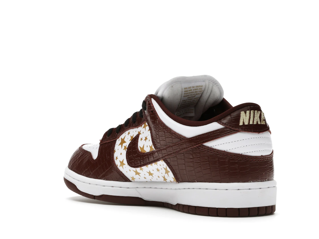 Vue 24 de Nike SB Dunk Low Supreme Stars Barkroot Brown (2021)