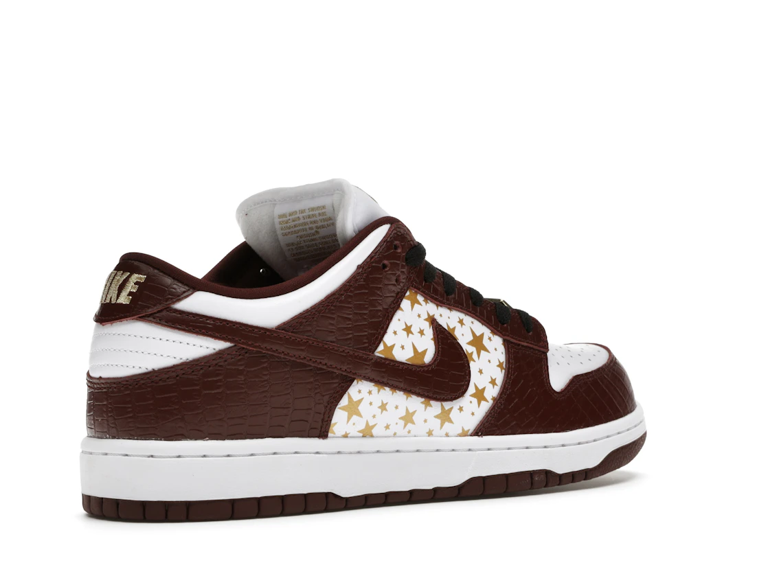 Vue 33 de Nike SB Dunk Low Supreme Stars Barkroot Brown (2021)