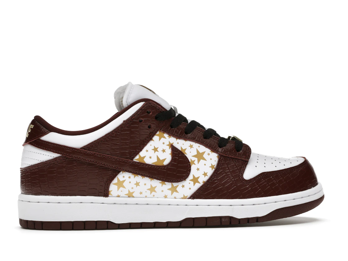 Vue 36 de Nike SB Dunk Low Supreme Stars Barkroot Brown (2021)