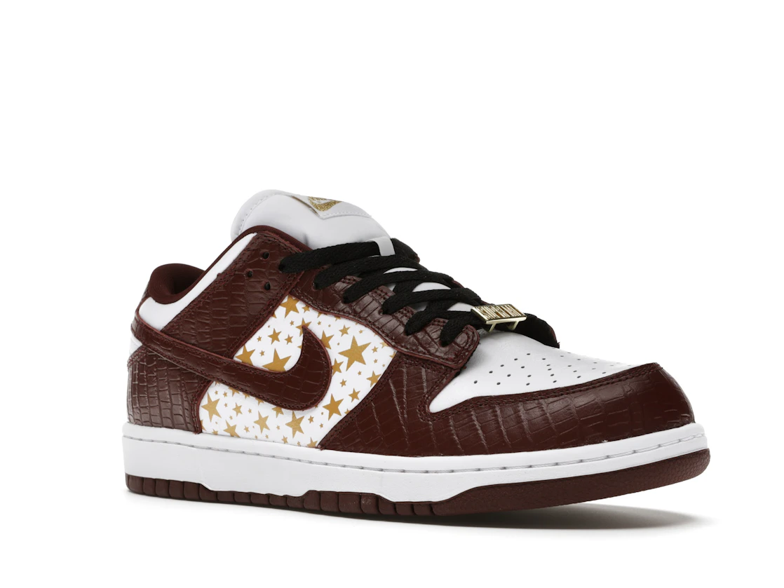 Vue 5 de Nike SB Dunk Low Supreme Stars Barkroot Brown (2021)