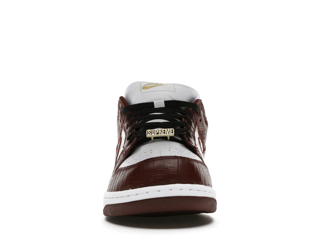 Vue 10 de Nike SB Dunk Low Supreme Stars Barkroot Brown (2021)