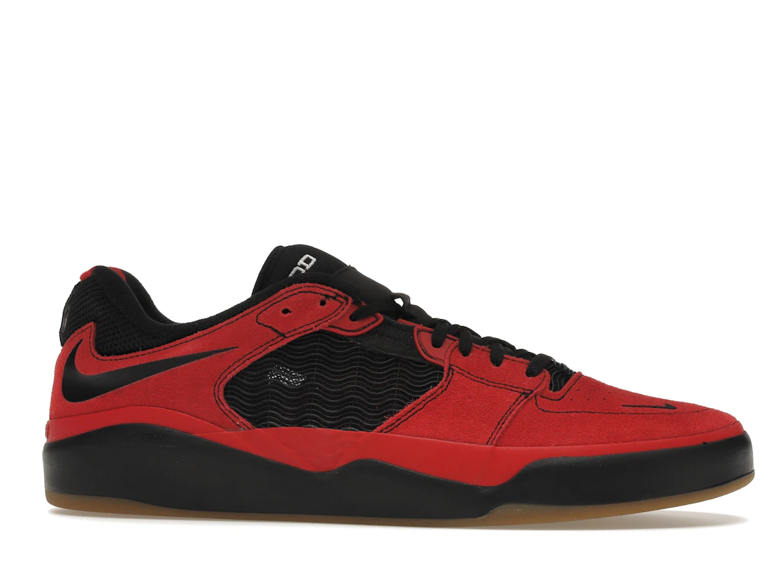 Vue 2 de Nike SB Ishod Wair Varsity Red Black Gum