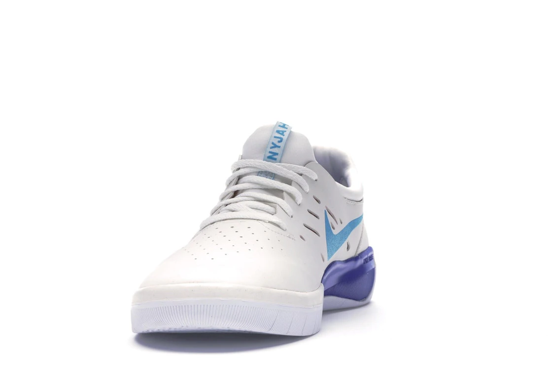Vue 12 de Nike SB Nyjah Summit White Light Blue Fury