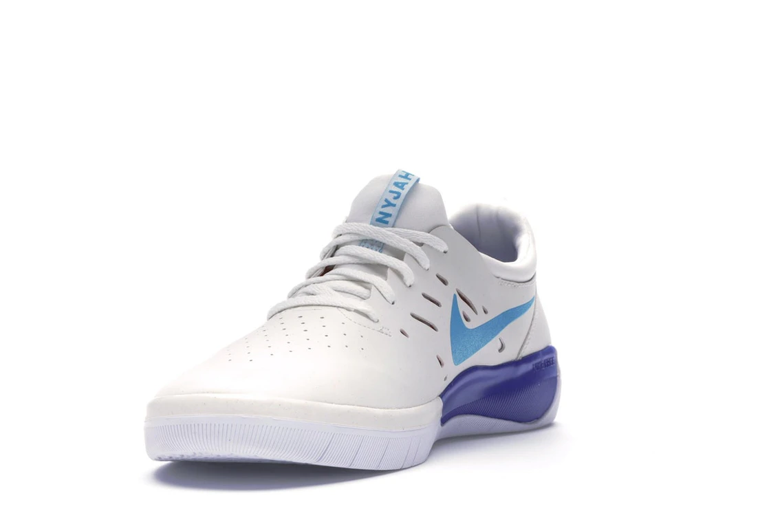 Vue 13 de Nike SB Nyjah Summit White Light Blue Fury