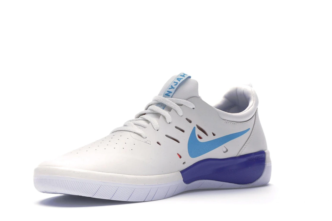 Vue 15 de Nike SB Nyjah Summit White Light Blue Fury
