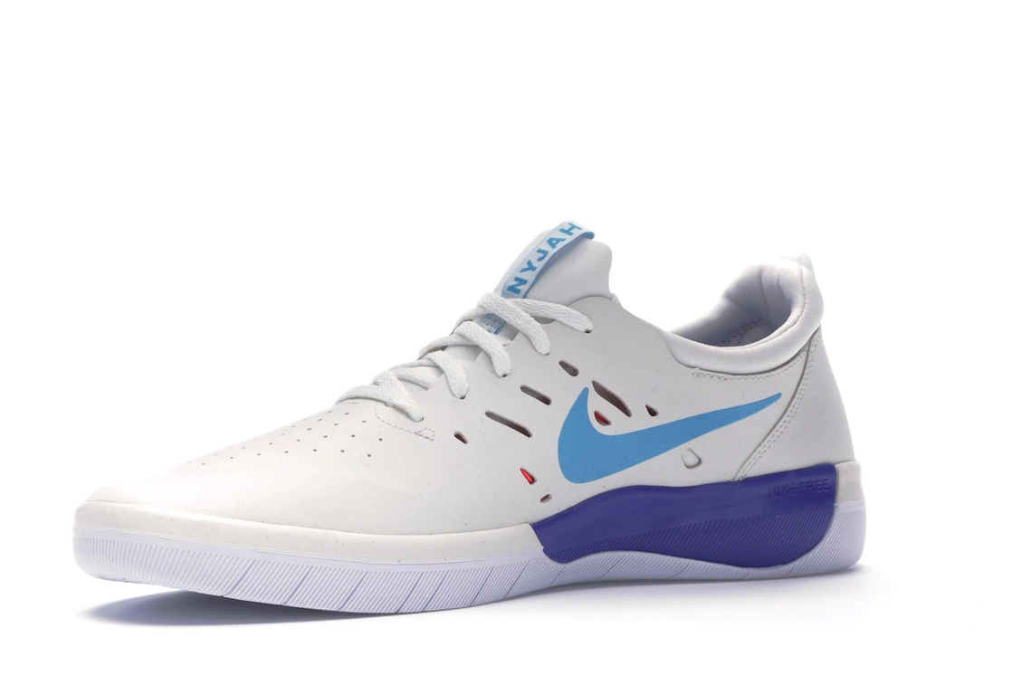 Vue 16 de Nike SB Nyjah Summit White Light Blue Fury