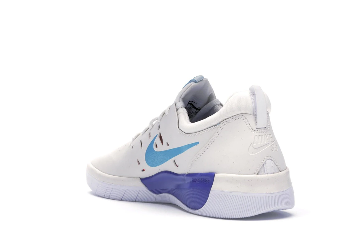 Vue 25 de Nike SB Nyjah Summit White Light Blue Fury