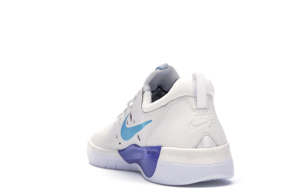 Vue 26 de Nike SB Nyjah Summit White Light Blue Fury