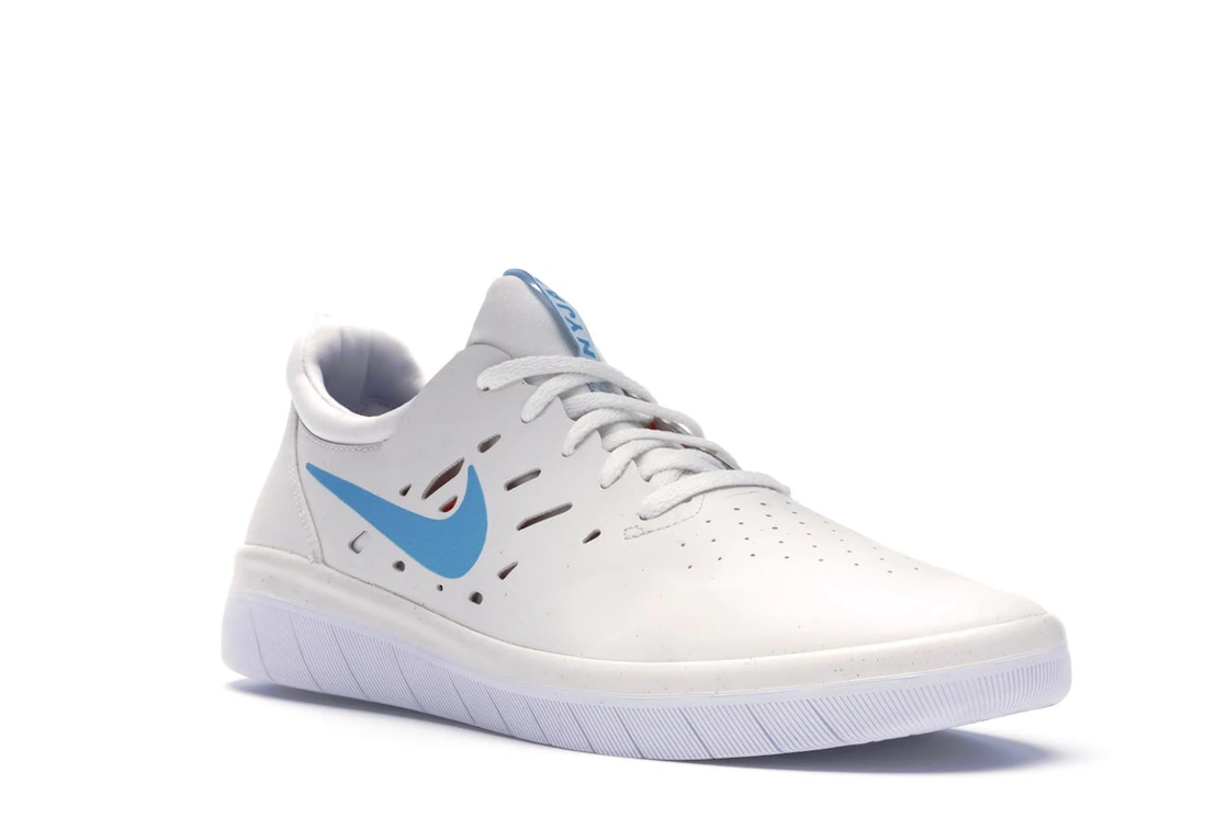 Vue 6 de Nike SB Nyjah Summit White Light Blue Fury