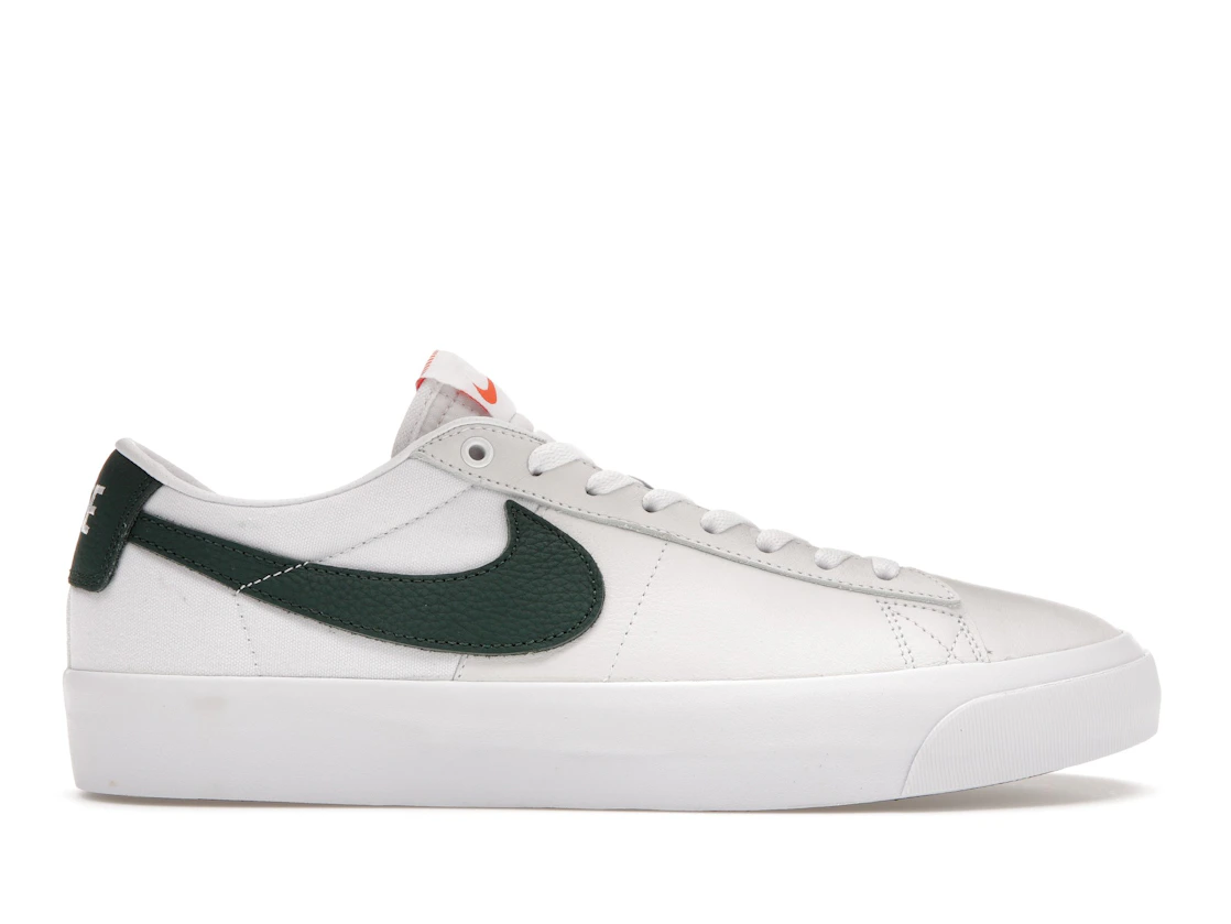 Vue 1 de Nike SB Zoom Blazer Low Pro GT ISO White Pro Green
