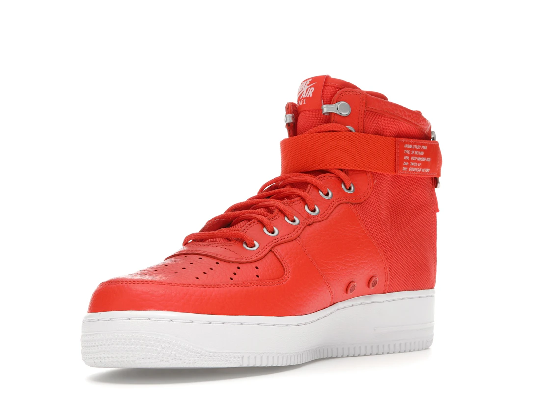 Vue 14 de Nike SF Air Force 1 Mid Team Orange