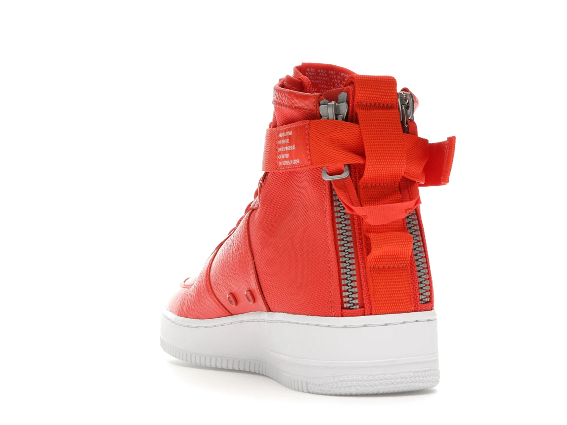 Vue 26 de Nike SF Air Force 1 Mid Team Orange