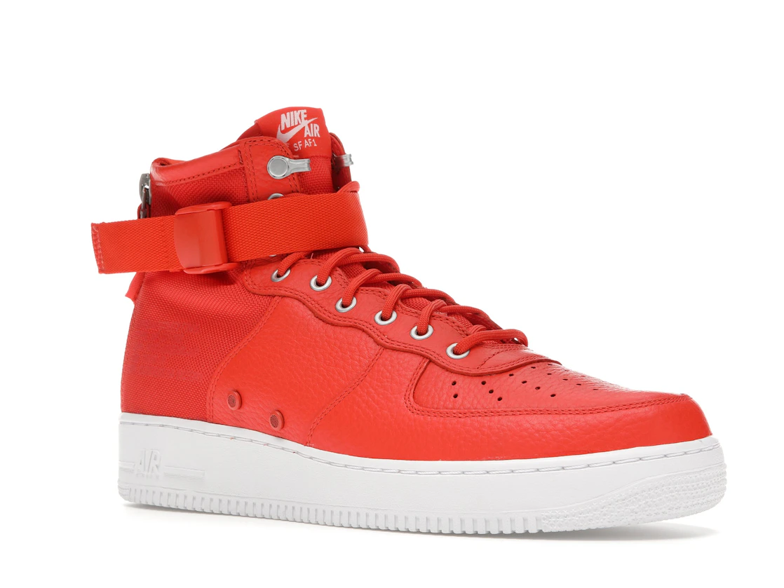 Vue 5 de Nike SF Air Force 1 Mid Team Orange