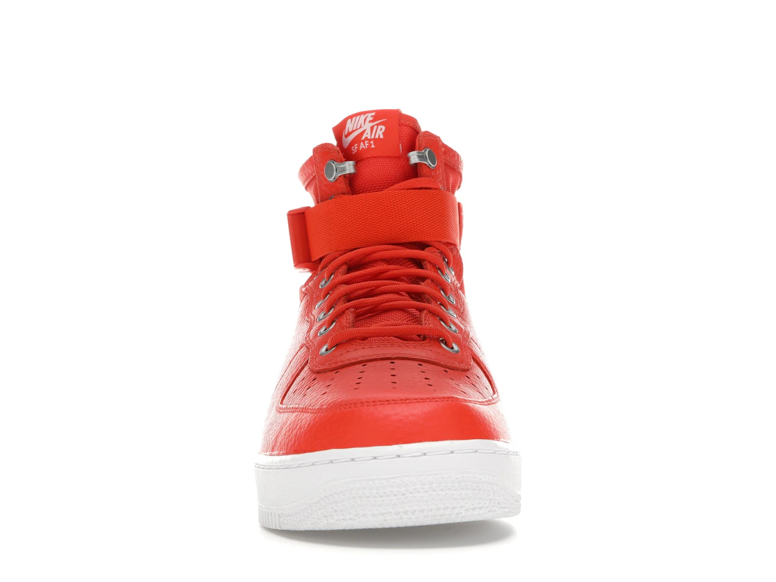Vue 10 de Nike SF Air Force 1 Mid Team Orange