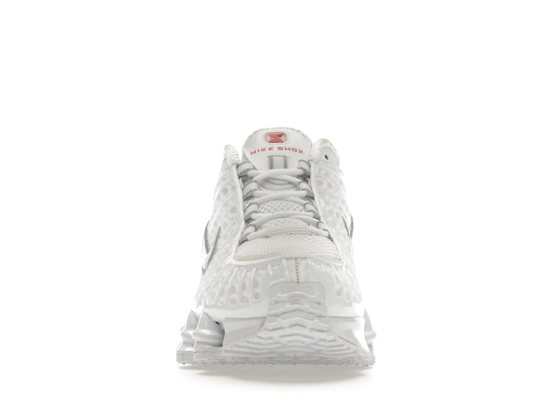 Vue 10 de Nike Shox TL White Metallic Silver Max Orange 