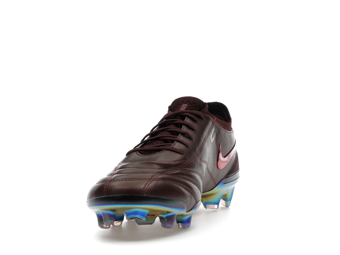 Vue 12 de Nike Tiempo Legend 10 Elite Luxe FG Montebelluna Leather Port Wine