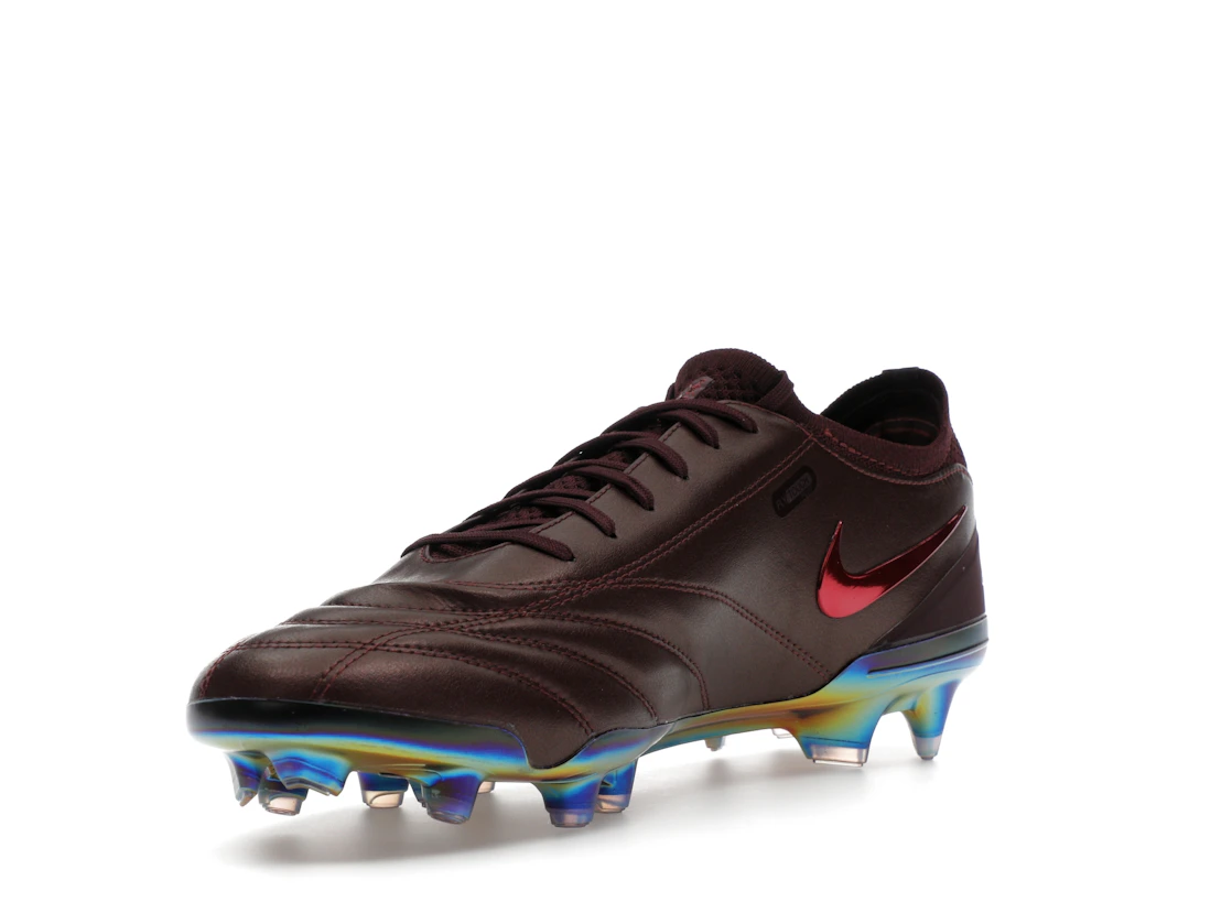 Vue 14 de Nike Tiempo Legend 10 Elite Luxe FG Montebelluna Leather Port Wine