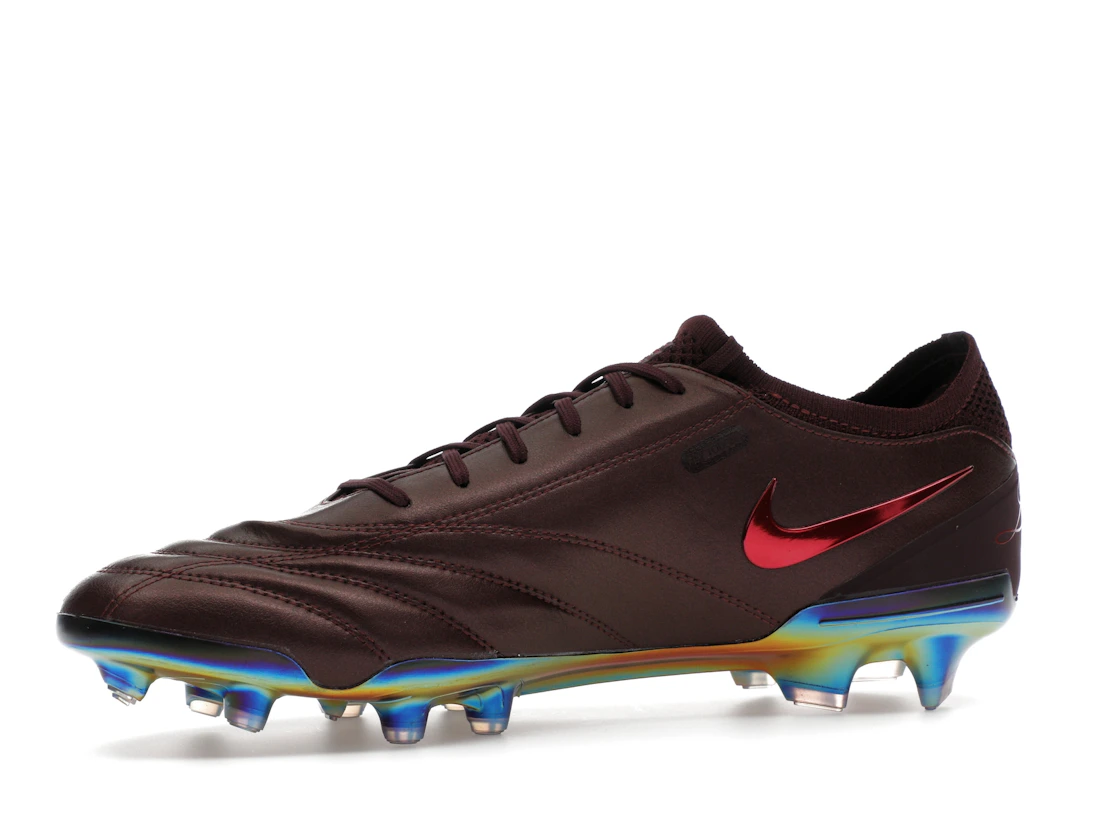 Vue 17 de Nike Tiempo Legend 10 Elite Luxe FG Montebelluna Leather Port Wine