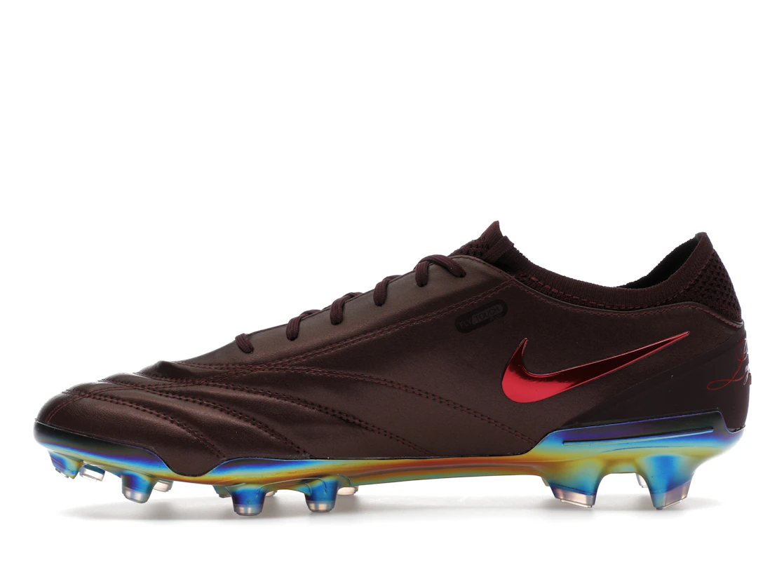 Vue 19 de Nike Tiempo Legend 10 Elite Luxe FG Montebelluna Leather Port Wine